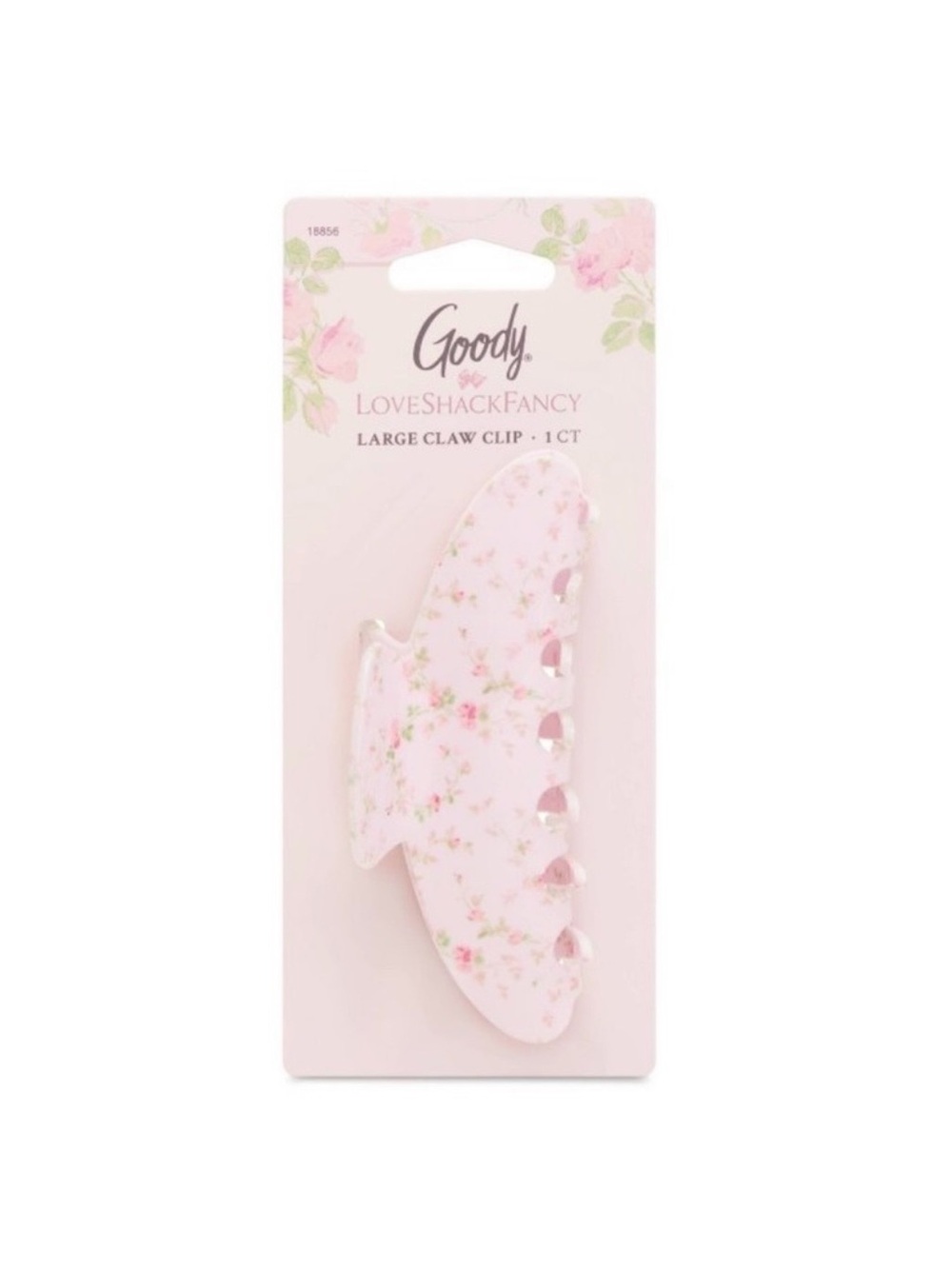 Love Shack Fancy x Goody Large Pink Floral Claw Clip-NWOT
